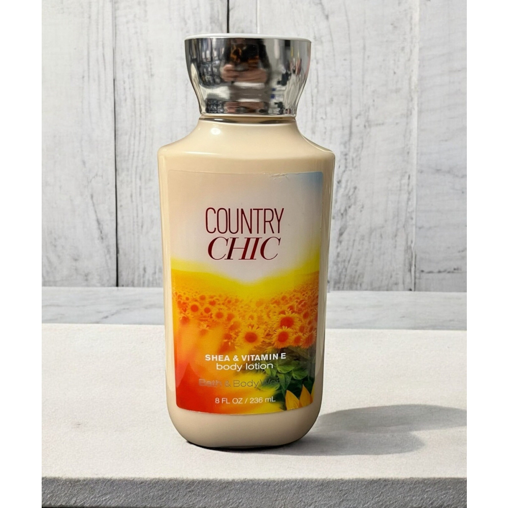 Bath & Body Works ~ Country Chic Shea & Vitamin e Lotion New 8oz Rare